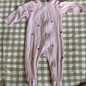 Footie pjs, summer print